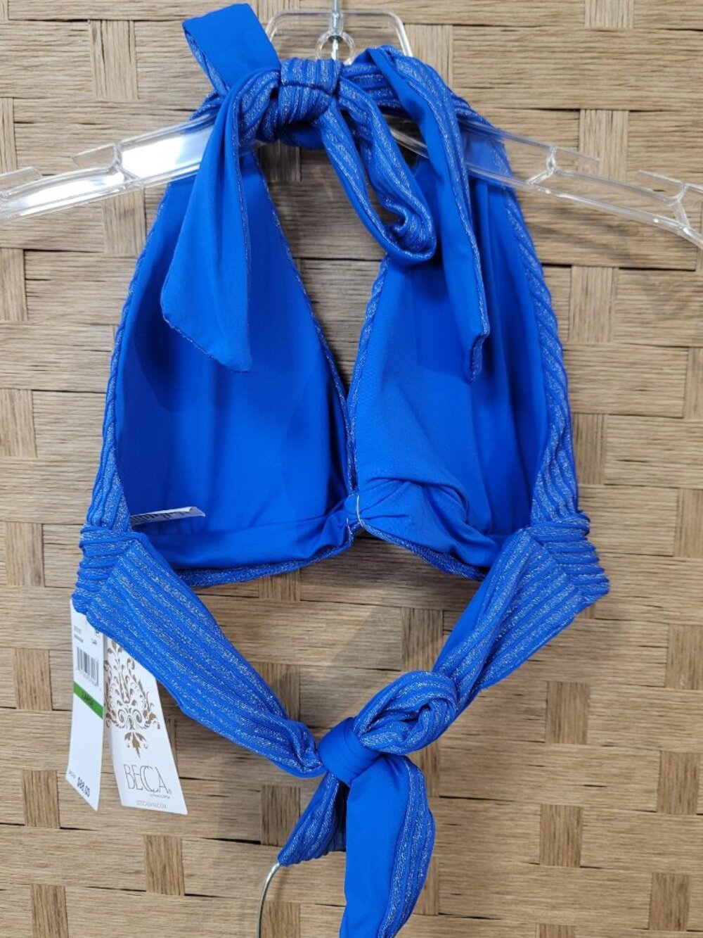 BECCA GOLDEN ISLE HALTER circle mosaic cut-out hardware - Lapis sizes S, M, L, D - Picture 6 of 6